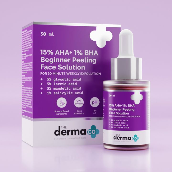 15% AHA+1% BHA Beginner Face Peeling Solution - 30ml
