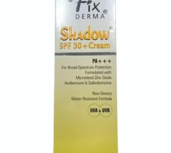 Fix Derma Shadow Spf 30+ Sunscreen Cream – 75Gm