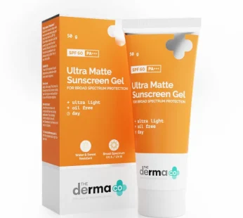 The Derma Co Ultra Matte Sunscreen Gel with SPF 60 PA+++ , 50 gm